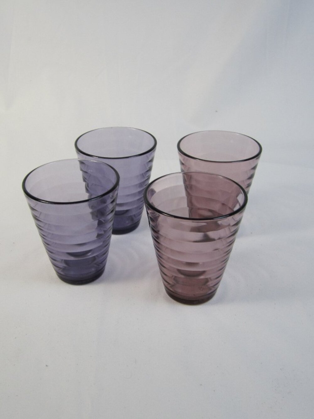 IKEA GLASMAL Purple Drinking Glasses - Set of 4 - Made in France